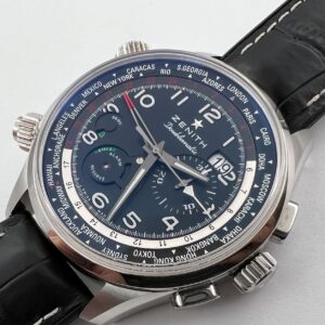 ZENITH El Primero Pilot Doublematic Chronograph 03.2400.46 Automatic Alarm 45 mm
