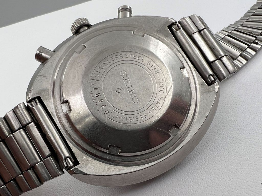 Vintage Seiko Chronograph Slide Rule Calculator 6138-7000 Automatic