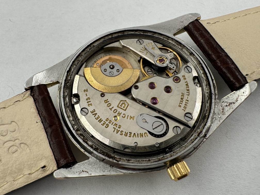 Vintage UNIVERSAL GENEVE Polerouter Date 204605-6 Automatic Cal 215-2 - 35 mm - Image 10