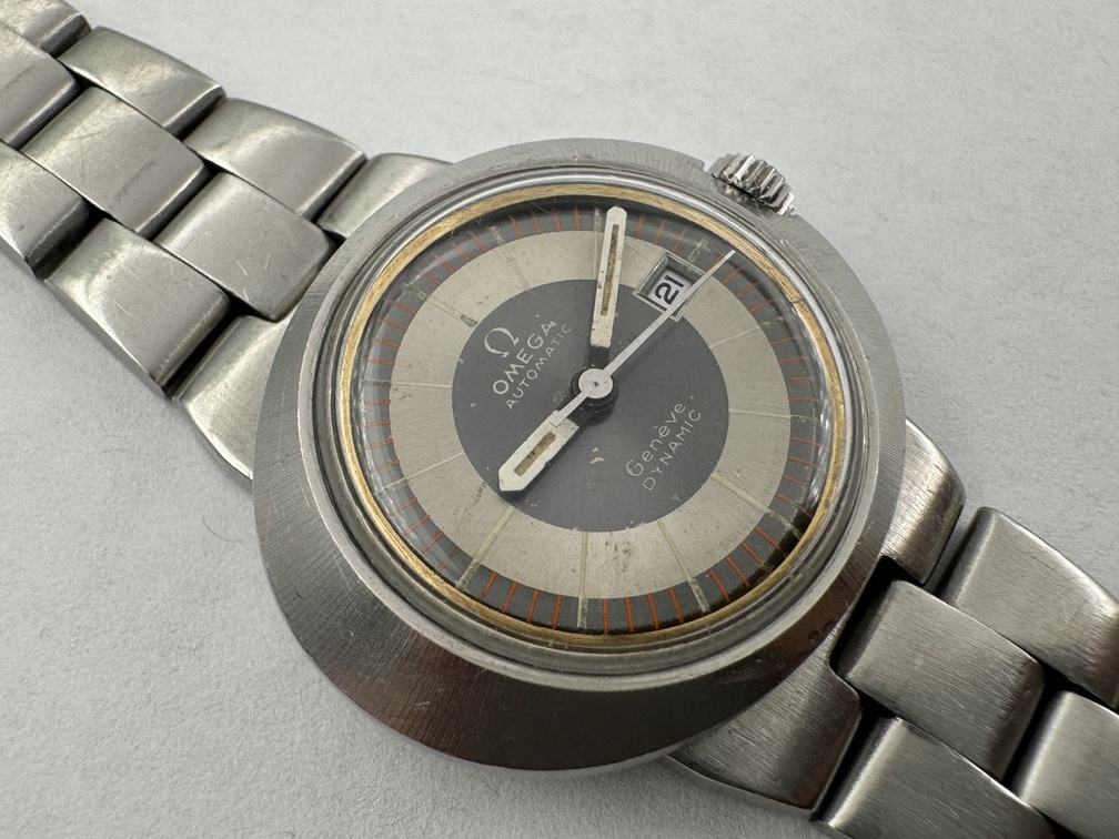 Ladies OMEGA Genève Dynamic 566.038 Gray Dial Vintage Automatic Cal Ω 684 – 30 mm