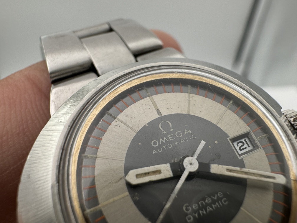 Ladies OMEGA Genève Dynamic 566.038 Gray Dial Vintage Automatic Cal Ω 684 - 30 mm - Image 5