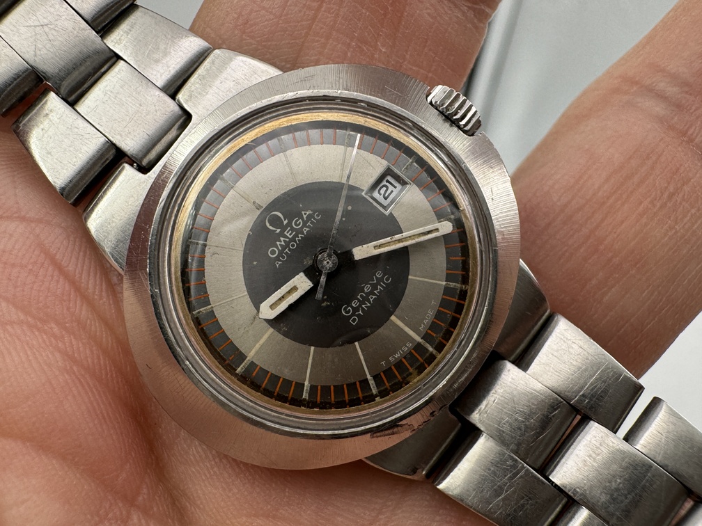 Ladies OMEGA Genève Dynamic 566.038 Gray Dial Vintage Automatic Cal Ω 684 - 30 mm - Image 13
