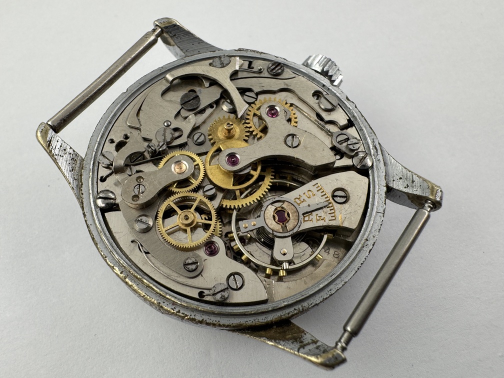 Vintage BELLA-SPORT Pulsations Chronograph Cal Landeron 48 Manual Wind - 34 mm - Image 11