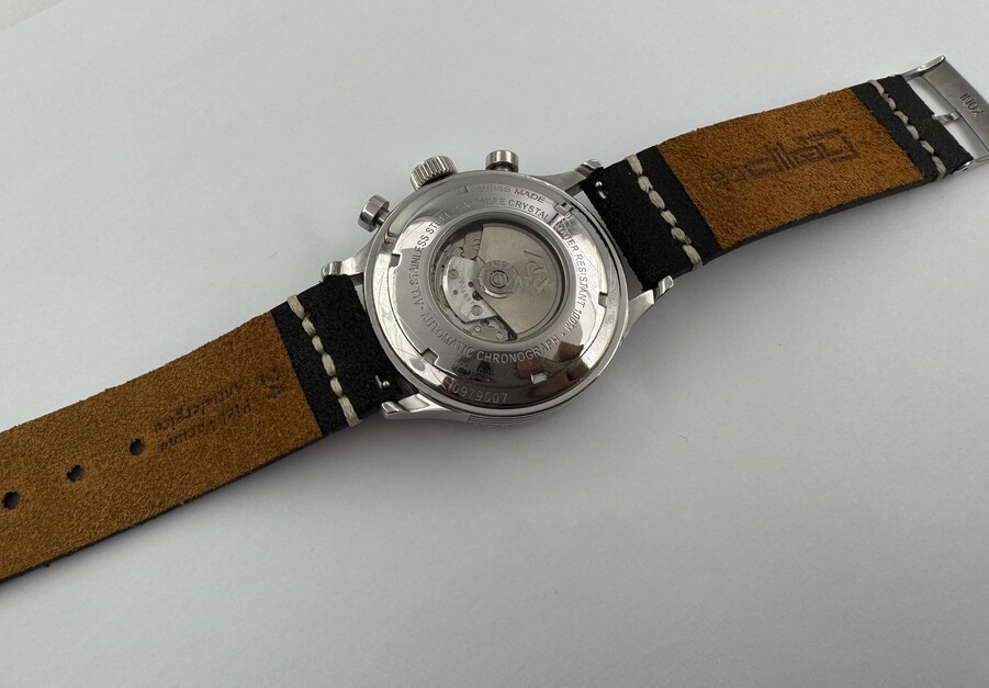 PHILIP WATCH Chronograph Cal Valjoux 7750 Automatic Black Waffle Dial - 48 mm - Image 10