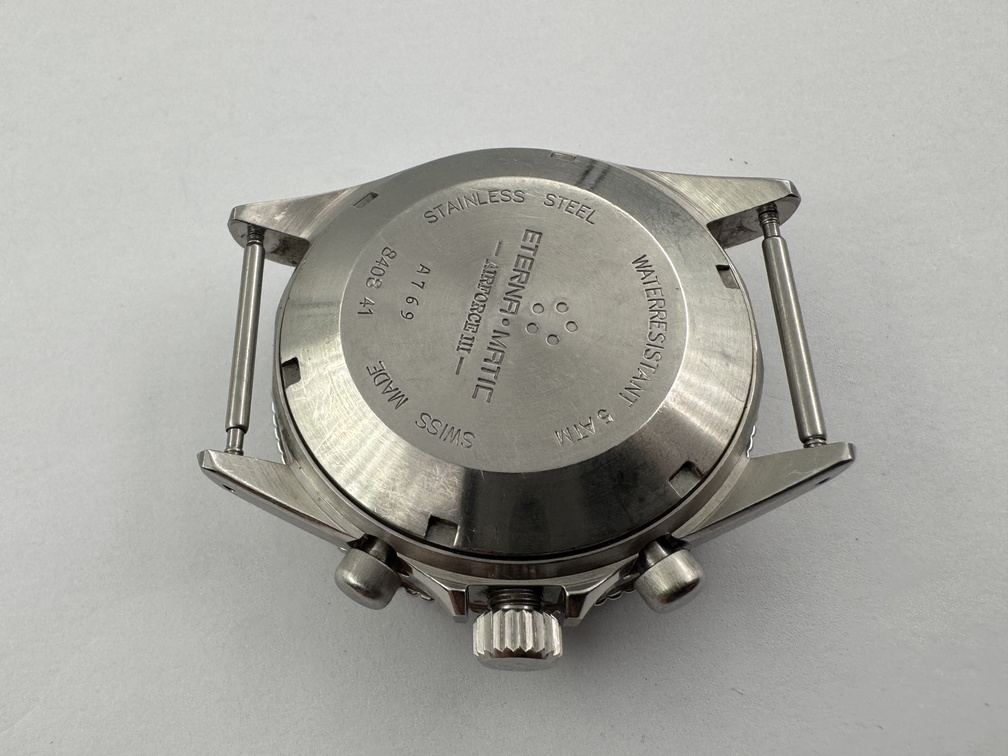 ETERNA-MATIC 8408-41 Chronograph Air Force III Automatic Cal ETA 7750 - SERVICED - Image 9