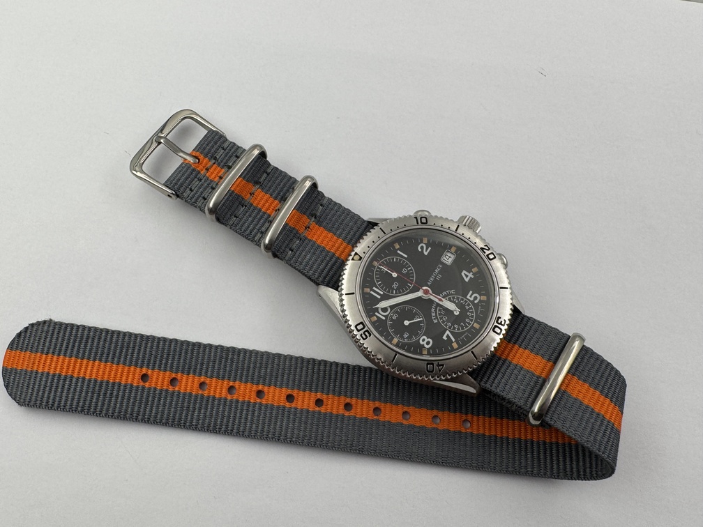 ETERNA-MATIC 8408-41 Chronograph Air Force III Automatic Cal ETA 7750 - SERVICED - Image 4