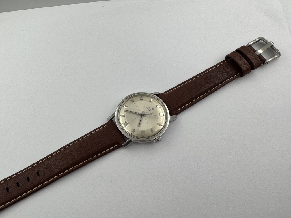 Vintage ZENITH Stellina Date Crosshair Pie Pan Dial Automatic Cal 2542PC - 34 mm - Image 12