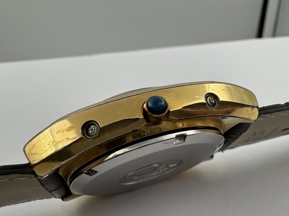 Vintage OMEGA 196.0030 Genève Megaquartz 32 KHz Brown Dial Cal Ω 1310 - 39 mm - Image 3
