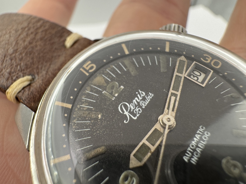 VTG 1967 RENIS Diver Super Compressor Automatic Cal AS 1902 /03 SERVICED - 36 mm - Image 5