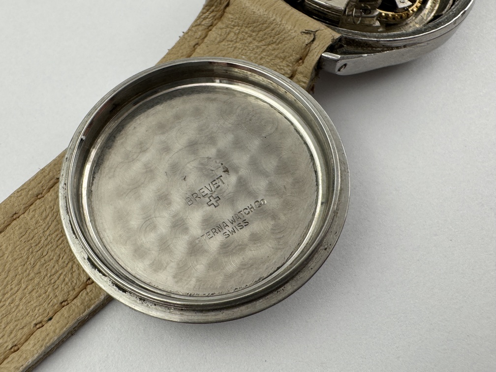 Vintage ETERNA Automatic Bumper Military Roman Dial Cal 835H - 32 mm - Image 11