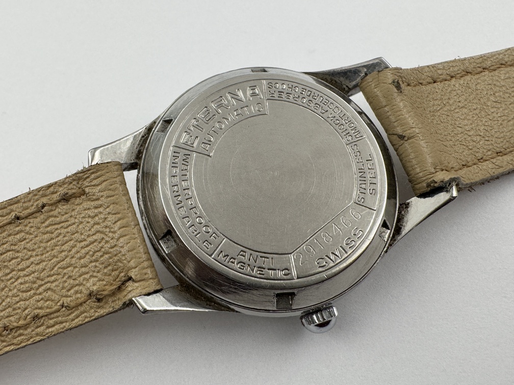 Vintage ETERNA Automatic Bumper Military Roman Dial Cal 835H - 32 mm - Image 10