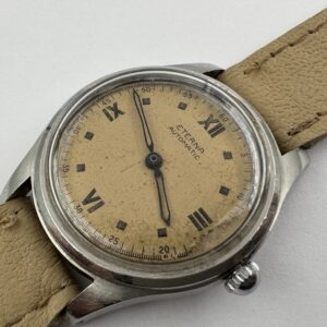Vintage ETERNA Automatic Bumper Military Roman Dial Cal 835H - 32 mm