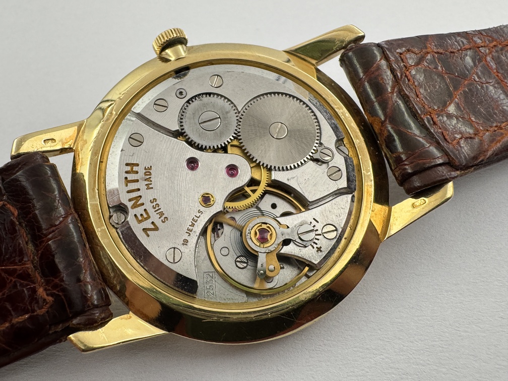 Vintage 60´s ZENITH 18K Yellow Gold Manual Winding Cal 2532 SERVICED - 33 mm - Image 11