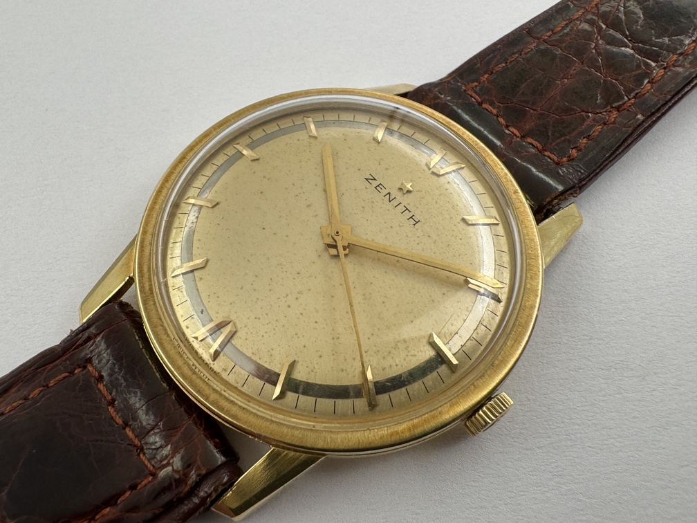 Vintage 60´s ZENITH 18K Yellow Gold Manual Winding Cal 2532 SERVICED - 33 mm - Image 2