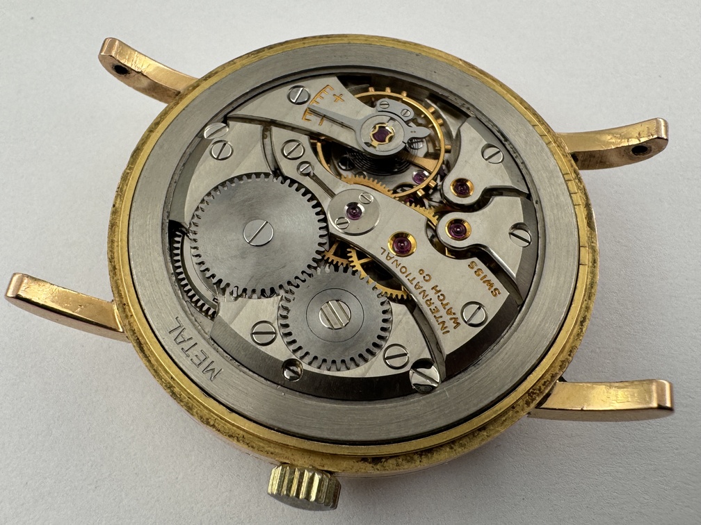 Vintage IWC Manual Winding 18K Rose Gold Patina Cal 89 - SERVICED - 35 mm - Image 11