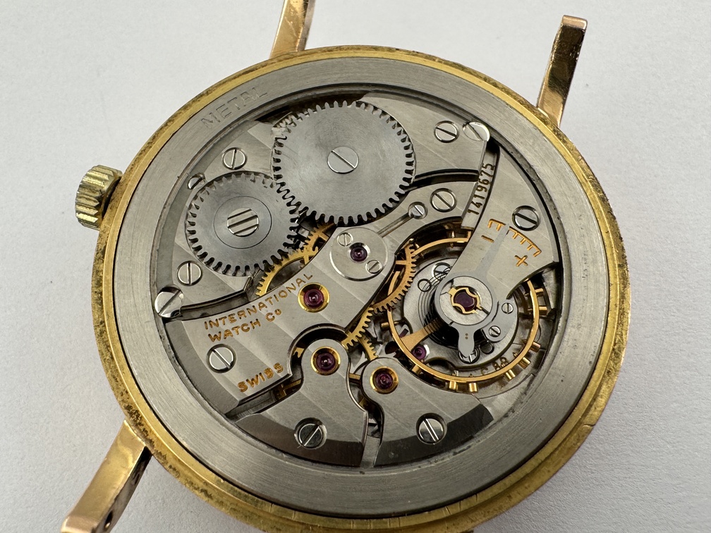 Vintage IWC Manual Winding 18K Rose Gold Patina Cal 89 - SERVICED - 35 mm - Image 12