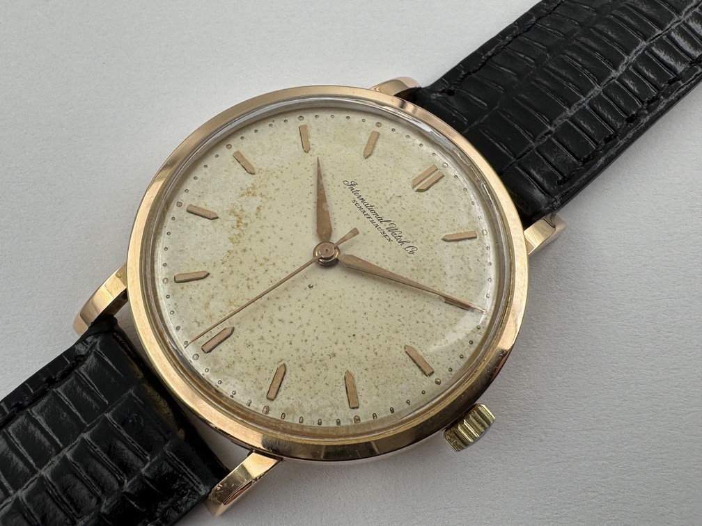 Vintage IWC Manual Winding 18K Rose Gold Patina Cal 89 - SERVICED - 35 mm - Image 2