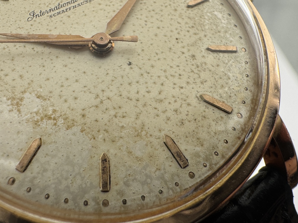 Vintage IWC Manual Winding 18K Rose Gold Patina Cal 89 - SERVICED - 35 mm - Image 6