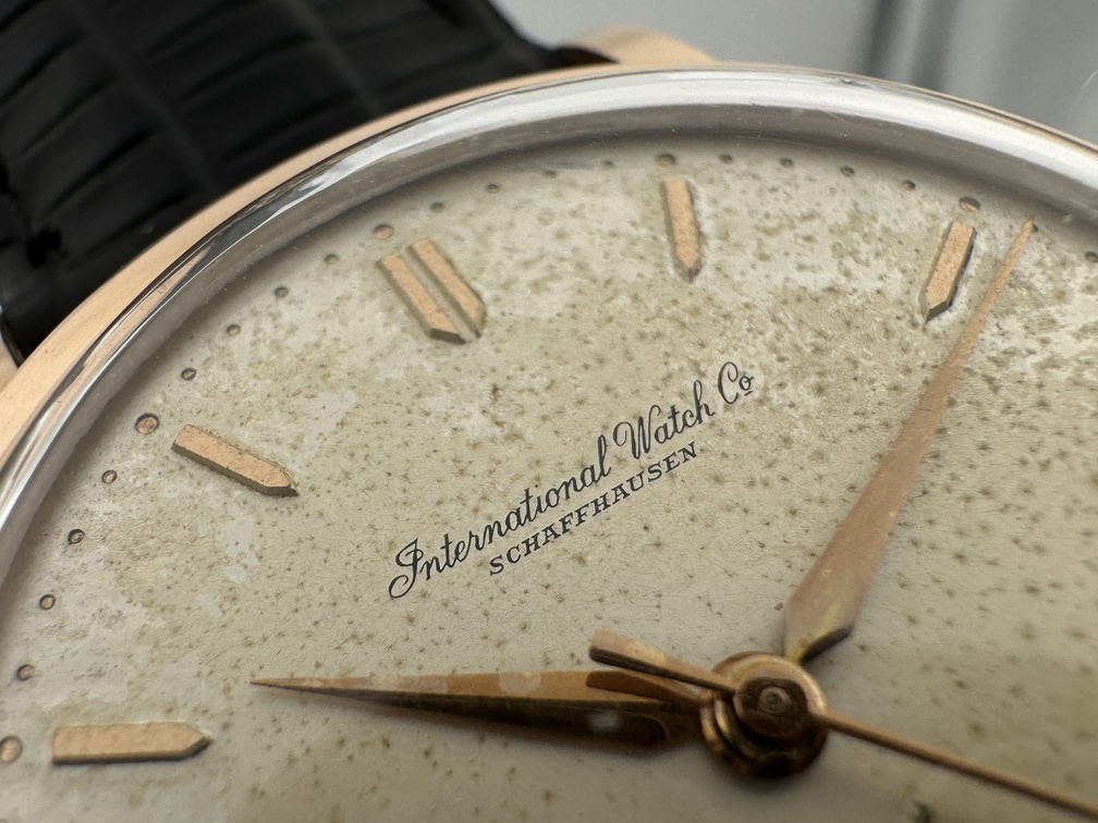 Vintage IWC Manual Winding 18K Rose Gold Patina Cal 89 - SERVICED - 35 mm - Image 5
