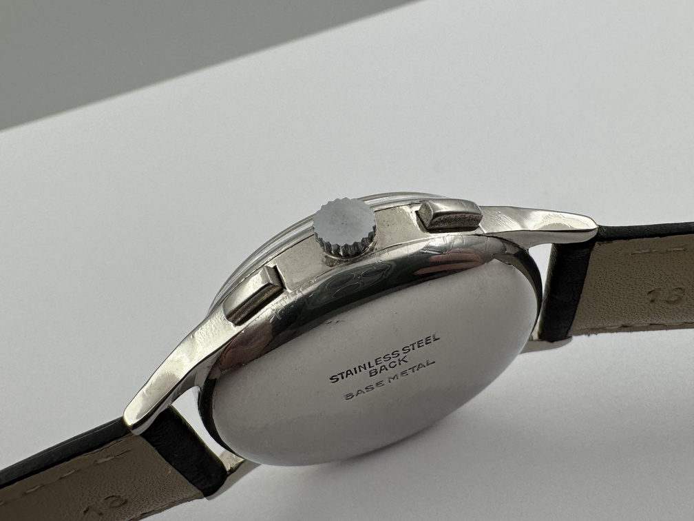 Vintage LEONIDAS Manual Wind Chronograph Cal Landeron 48 Chrome Plated - 35 mm - Image 3