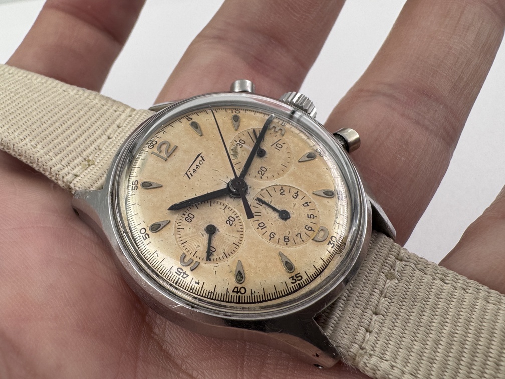 Vintage TISSOT 6216 Manual Winding Chronograph Cal C27.41H - 35 mm - PLEASE READ - Image 13