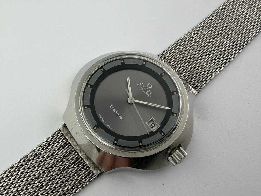 Vintage OMEGA 166.121 Genève Stingray Gray Dial Cal Ω 1481 Automatic - 43 mm - Image 2