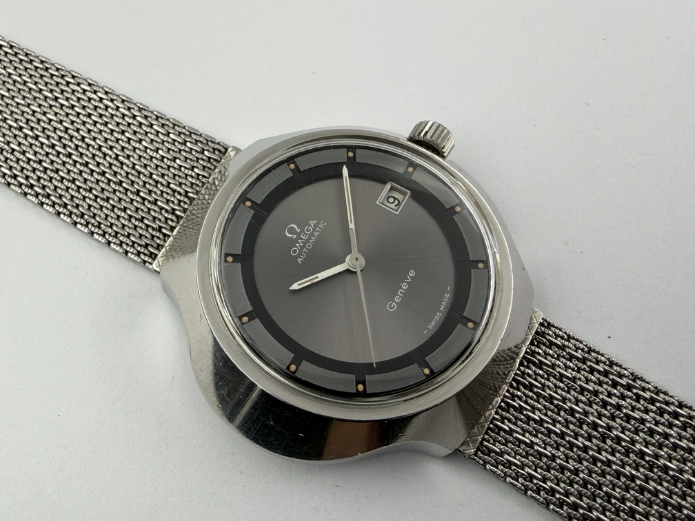 Vintage OMEGA 166.121 Genève Stingray Gray Dial Cal Ω 1481 Automatic - 43 mm - Image 3
