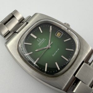 Vintage OMEGA 166.0191 Genève TV Case Green Dial Cal Ω 1012 Automatic - 35 mm