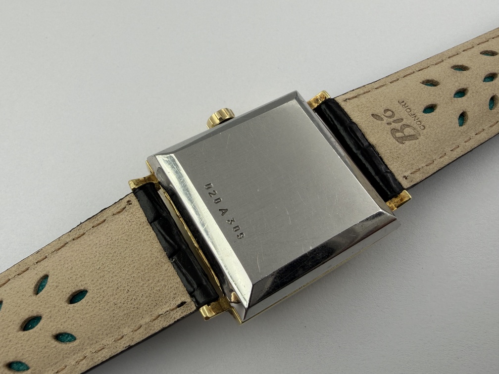 ZENITH Square "Kennedy" Tropical Dial Gold Plated Cal 2562 PC Automatic - 29 mm - Image 9