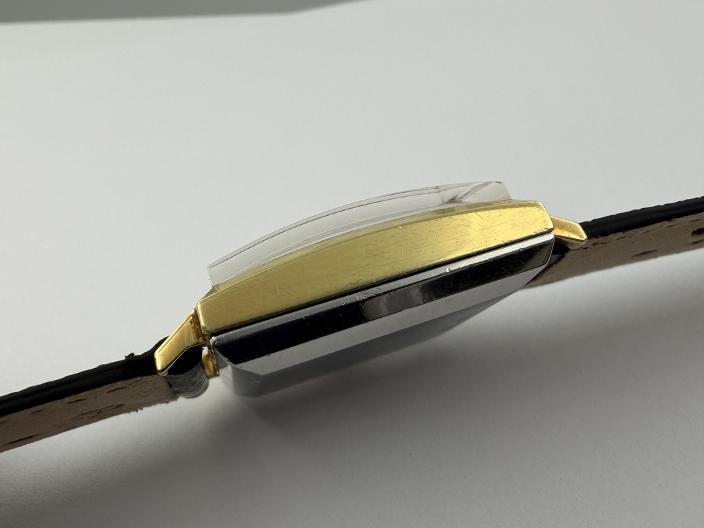 ZENITH Square "Kennedy" Tropical Dial Gold Plated Cal 2562 PC Automatic - 29 mm - Image 10
