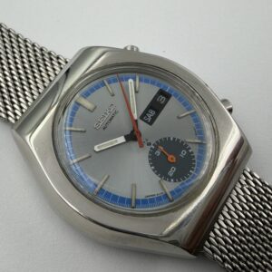 Vintage SEIKO 6139-8028 Chronograph Automatic Strainless Steel Silver Dial 40 mm