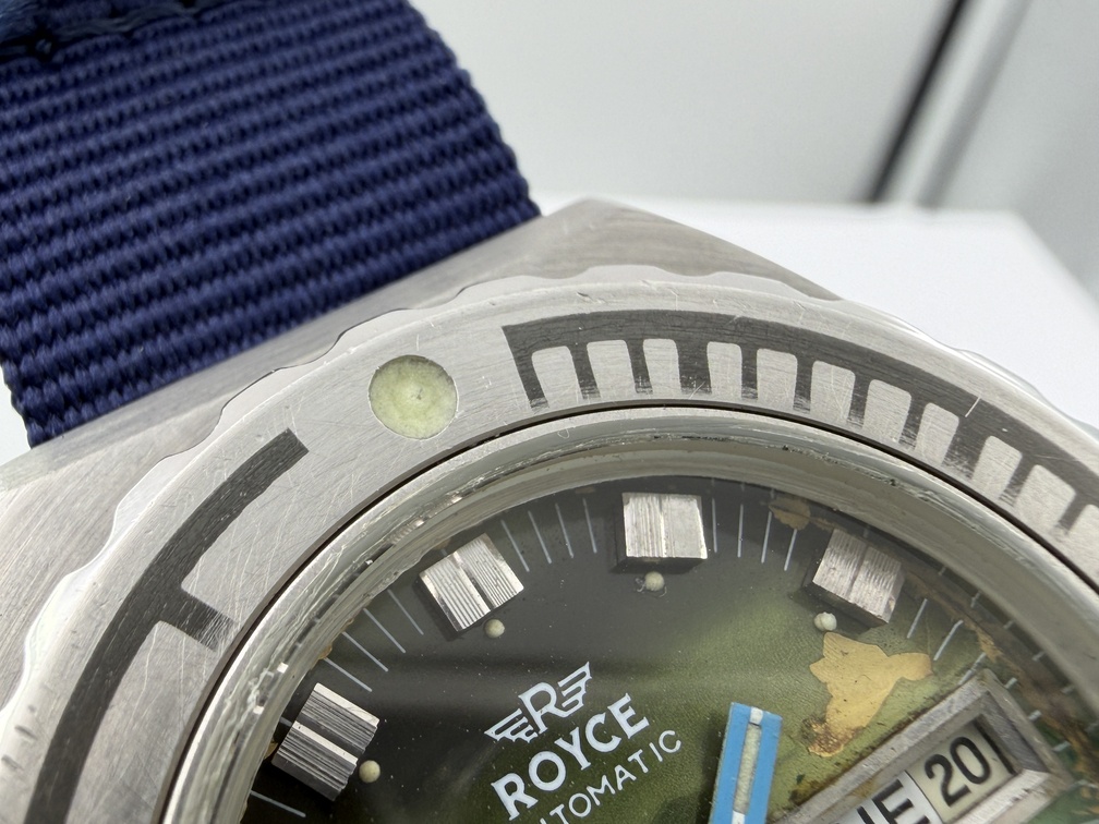 Vintage ROYCE Leadership Automatic Diver 20 ATM Cal AS 2066 Degrade Dial - 43 mm - Image 8