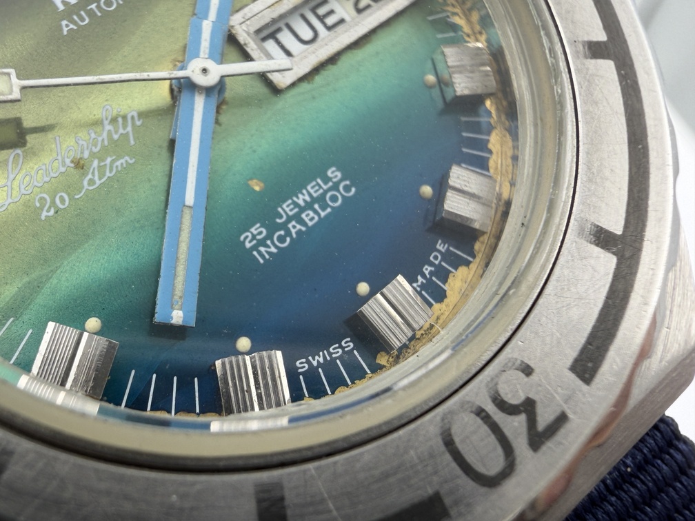 Vintage ROYCE Leadership Automatic Diver 20 ATM Cal AS 2066 Degrade Dial - 43 mm - Image 6