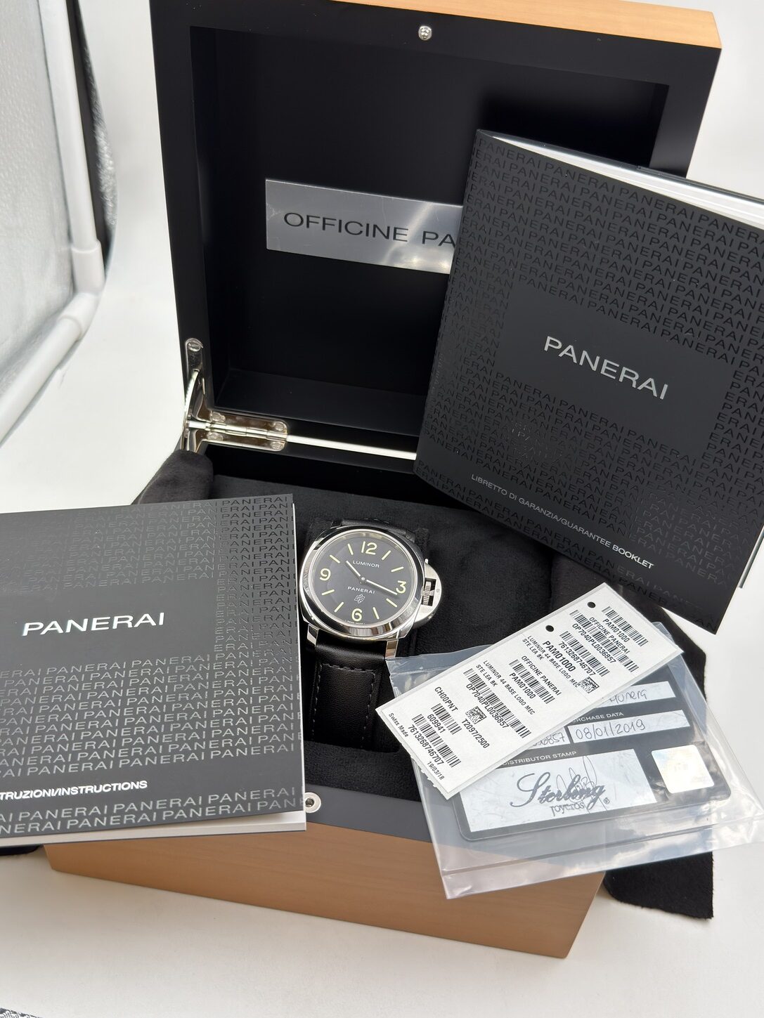 PANERAI Luminor OP 7040 Base Logo PAM01000 Manual Winding Full Set - 44 mm - Image 2