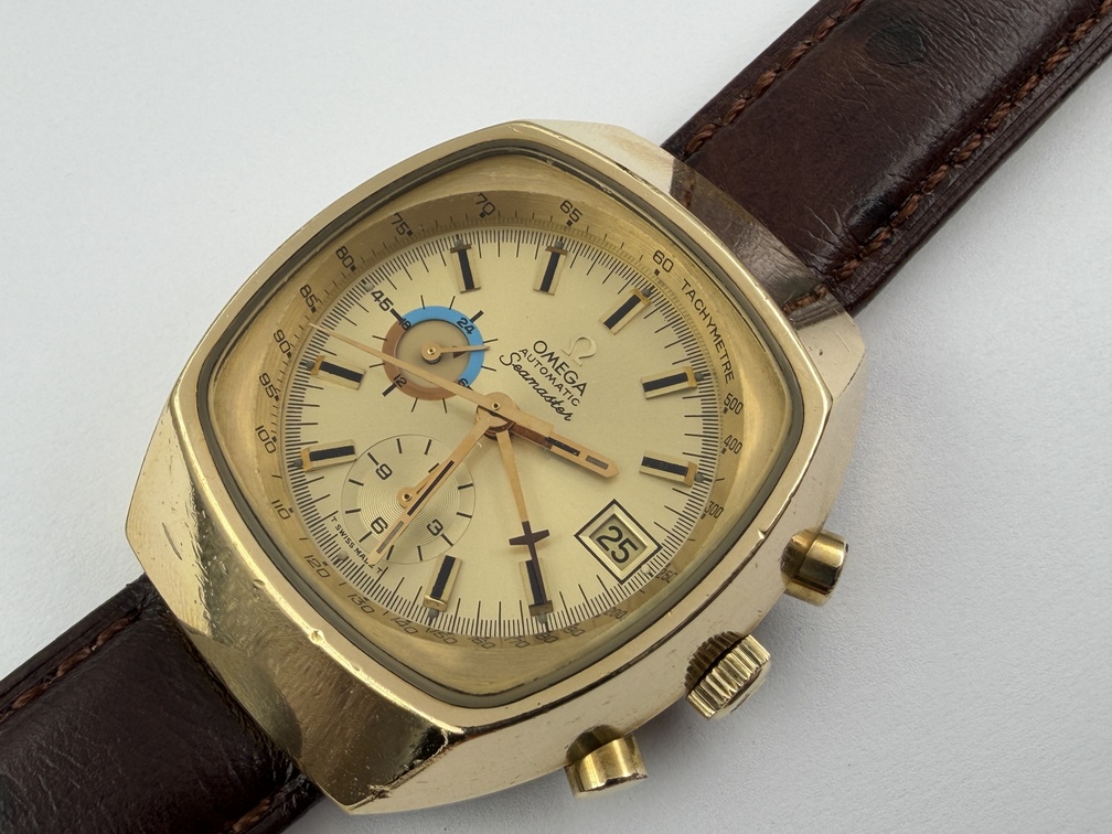 Vintage OMEGA 176.005 Seamaster Chrono Gold Plated Cal Ω 1040 Automatic - 42 mm - Image 3