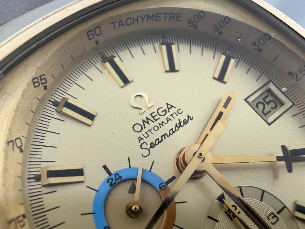 Vintage OMEGA 176.005 Seamaster Chrono Gold Plated Cal Ω 1040 Automatic - 42 mm - Image 6